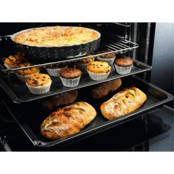 Four multifonction encastrable - pyrolyse - chaleur tournante pulsée ELECTROLUX - EOF6P46X0 - Inox - Porte froide - l67 X L63,5