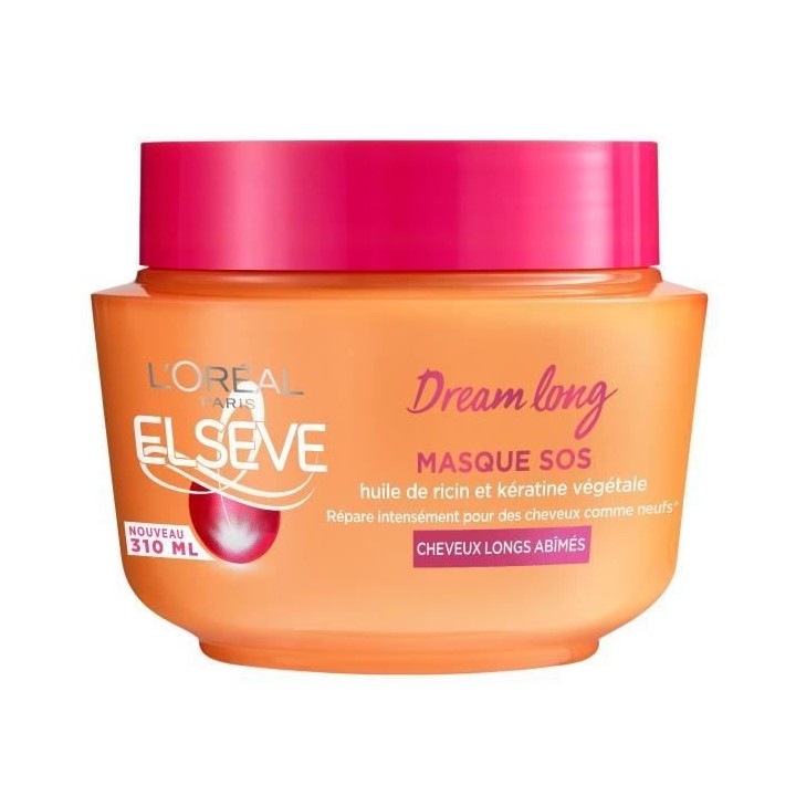 Masque SOS Longueurs Elseve Dream Long L'OREAL PARIS - 310 ml