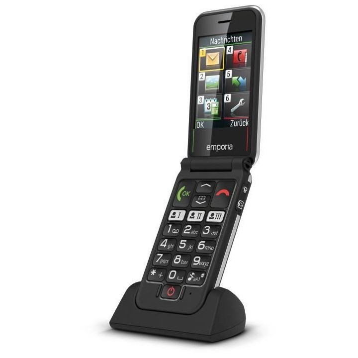 Téléphone portable EMPORIA Joy Black 2G