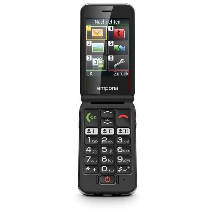 Téléphone portable EMPORIA Joy Black 2G