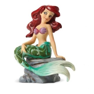 Figurine Disney - ENESCO - La Petite Sirene : Ariel Assise sur un Roch