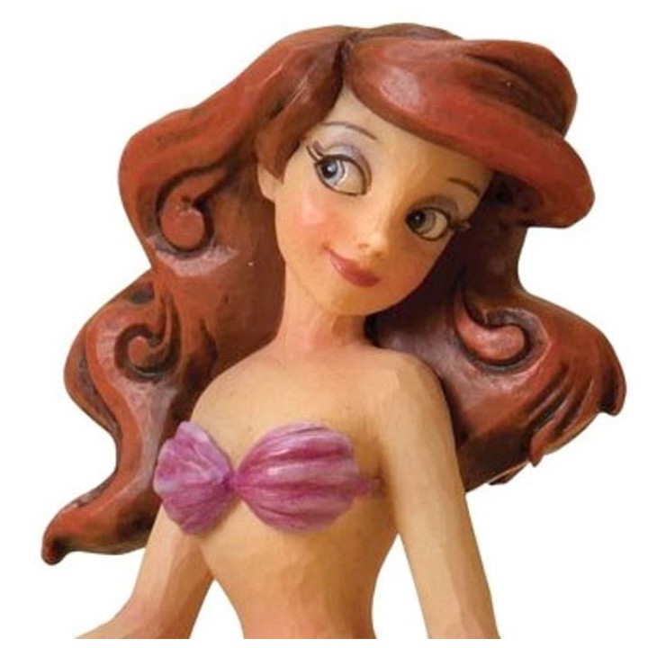 Figurine Disney - ENESCO - La Petite Sirene : Ariel Assise sur un Roch