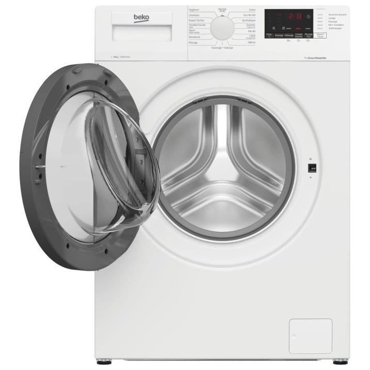 Lave-linge hublot BEKO WUV9212XSW - 9 kg - Induction - L60cm - 1200 tr