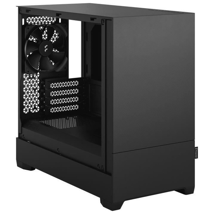 FRACTAL DESIGN - Pop Mini Silent Black TG - Boîtier PC - Noir (FD-C-P