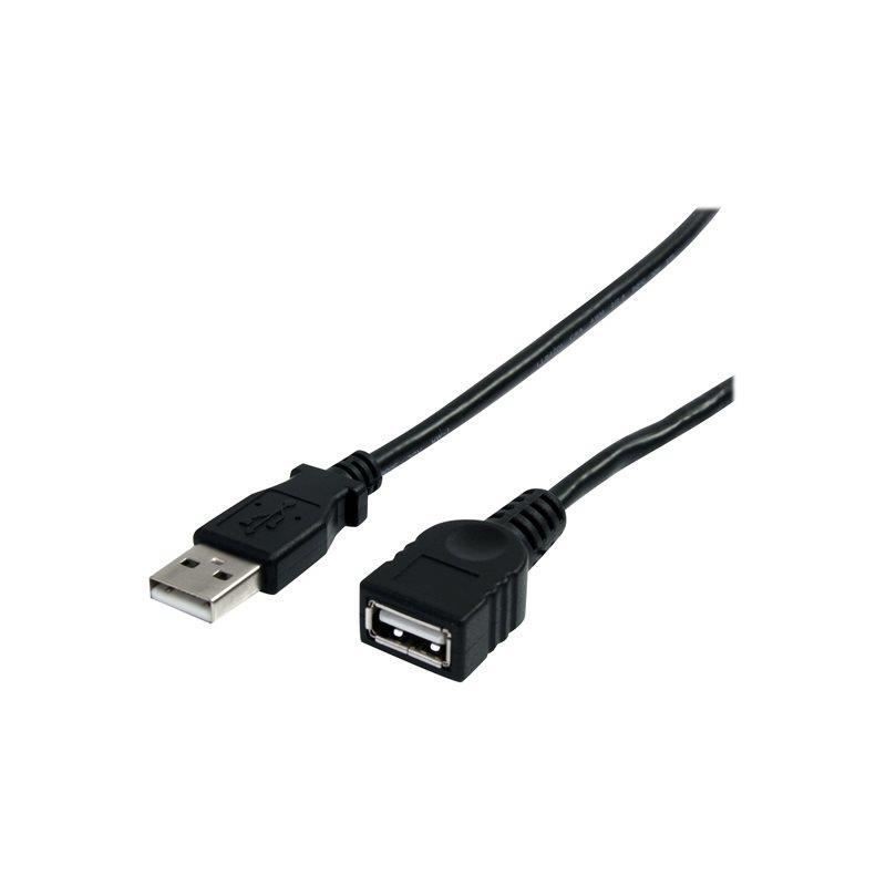 Câble d'extension USB 2.0 A vers A de 1,8 m - M/F - Rallonge USB - M/F - USBEXTAA6BK