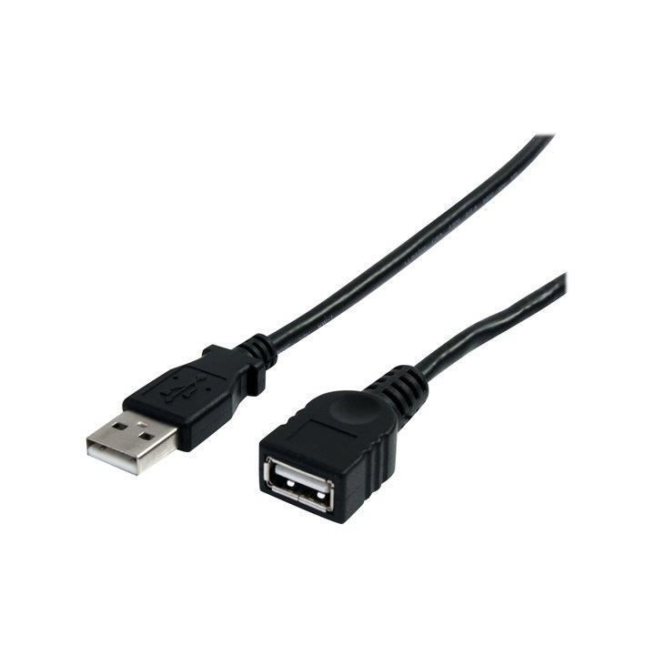 Câble d'extension USB 2.0 A vers A de 1,8 m - M/F - Rallonge USB - M/