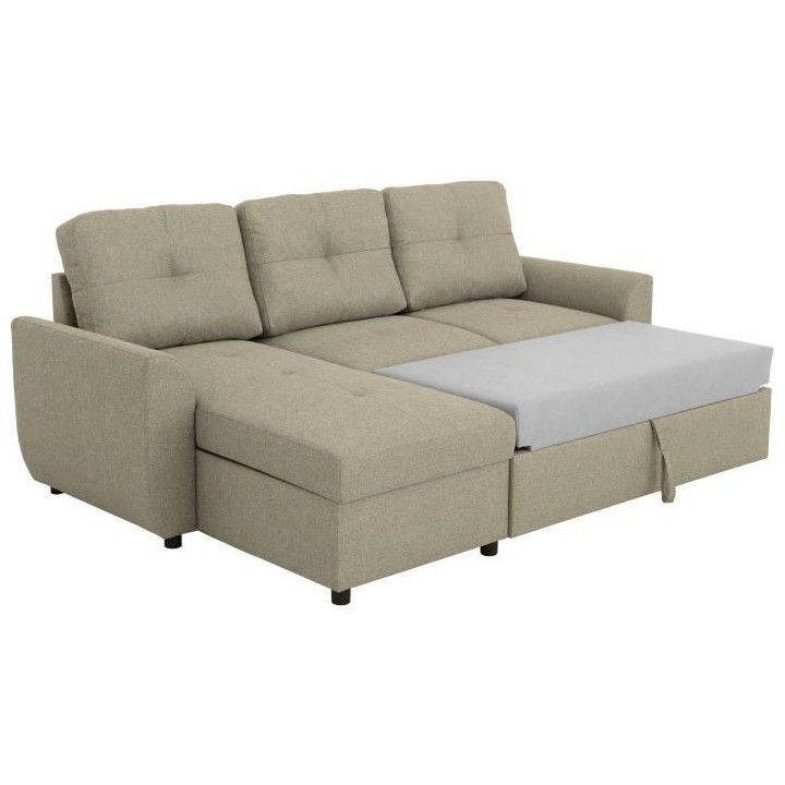 Canapé d'angle convertible réversible 4 places FOLK - Tissu Malmo sa