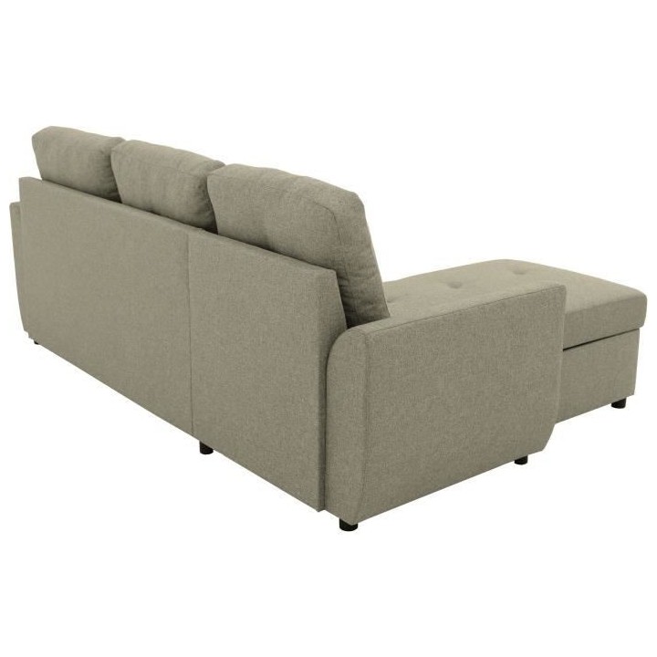 Canapé d'angle convertible réversible 4 places FOLK - Tissu Malmo sa