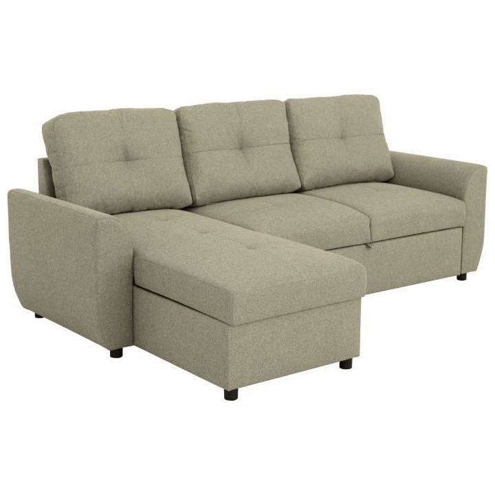 Canapé d'angle convertible réversible 4 places FOLK - Tissu Malmo sa