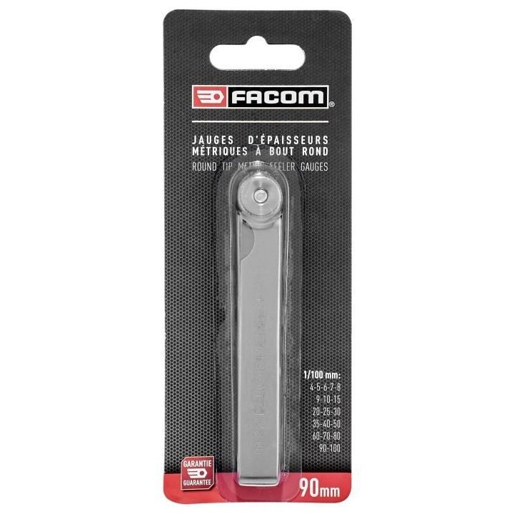 Jauge 19 Lames FACOM - 1618.00PB - Longueur des lames : 90 mm