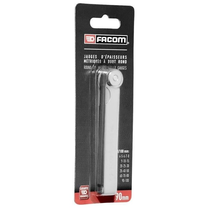 Jauge 19 Lames FACOM - 1618.00PB - Longueur des lames : 90 mm