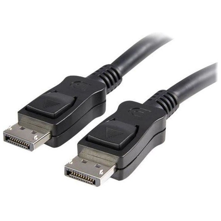 Câble certifié DisplayPort 1.2 de 2 m - 4K x 2K - Cordon DP 1.2 4K d