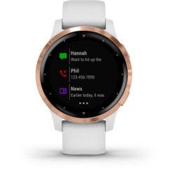 Garmin vivoactive 4S - Montre connectée GPS multisports - Rose Gold White