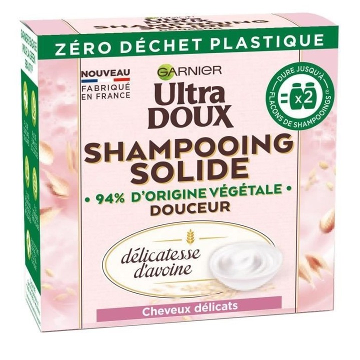 Shampooing Solide Douceur Délicatesse d'Avoine Ultra Doux GARNIER - 6