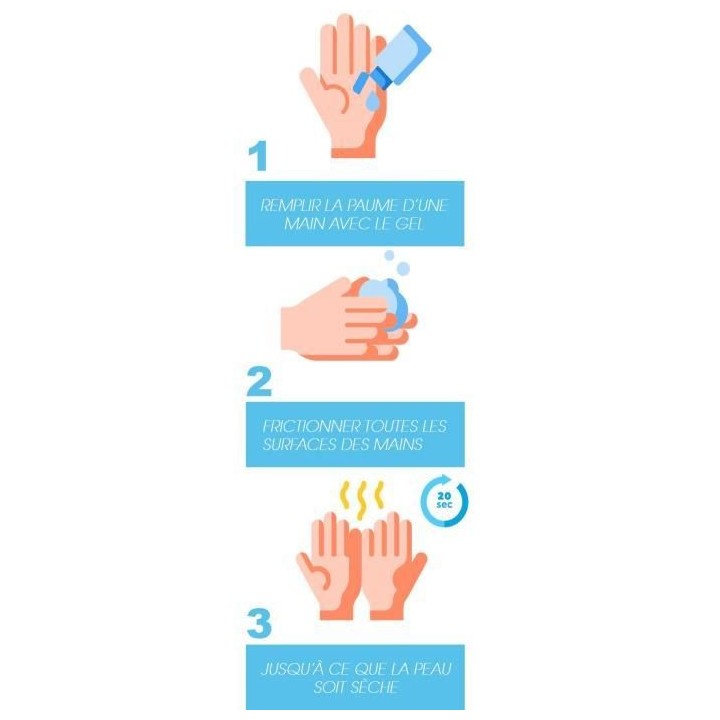 Gel hydroalcoolique Pure Active GARNIER - 100 ml