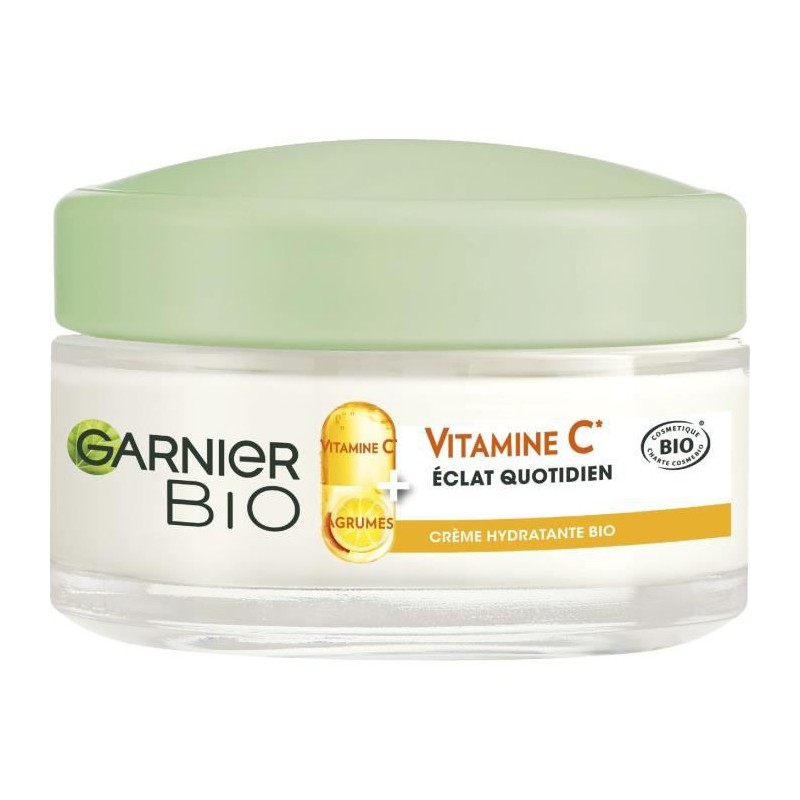 Creme hydratante GARNIER Bio Eclat quotidien Vitamine C - 50 ml