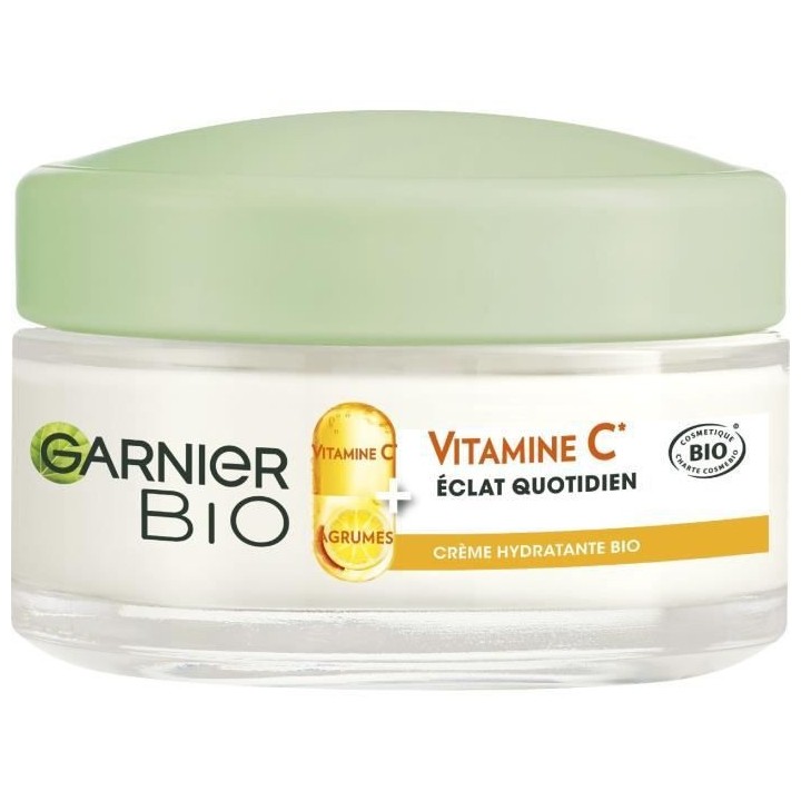 Creme hydratante GARNIER Bio Eclat quotidien Vitamine C - 50 ml
