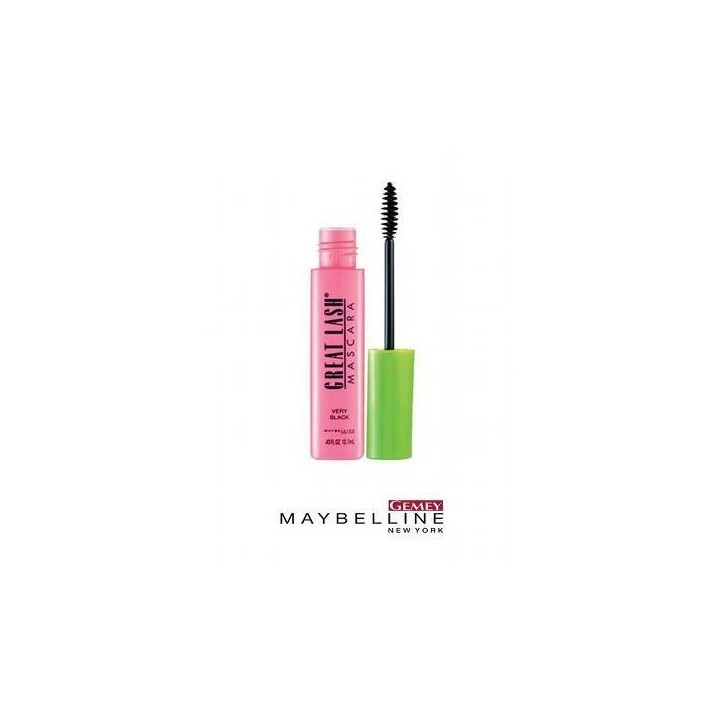 Mascara Longueur MAYBELLINE NEW YORK Great Lash - Noir - 12,5 ml