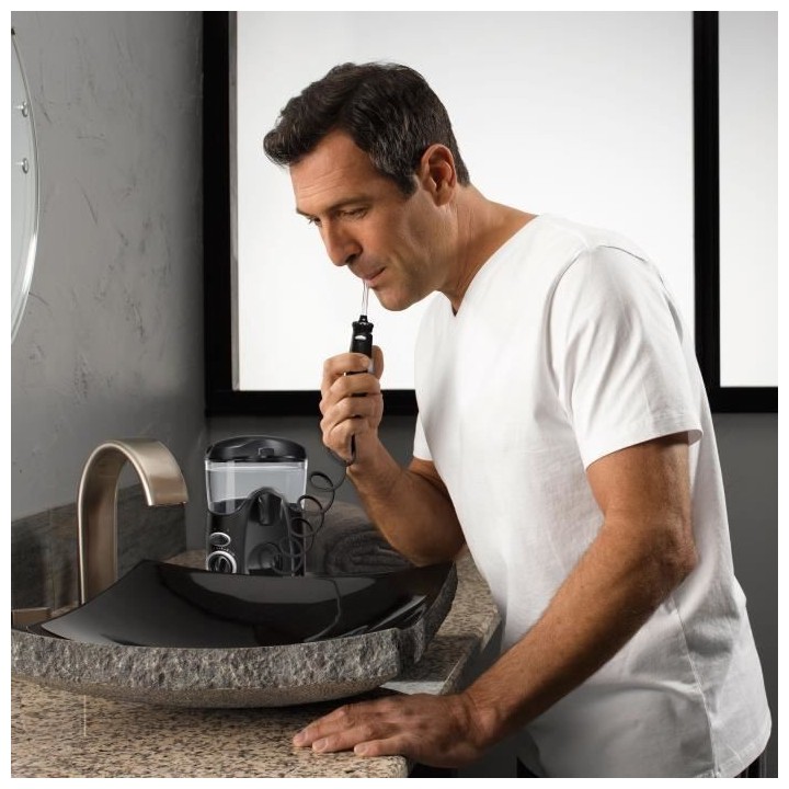 Waterpik WP-112 Jet dentaire Hydropulseur Ultra Noir