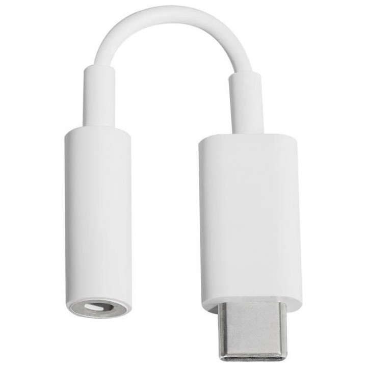 GOOGLE Adaptateur USB C / Jack - 3,5 mm - Blanc