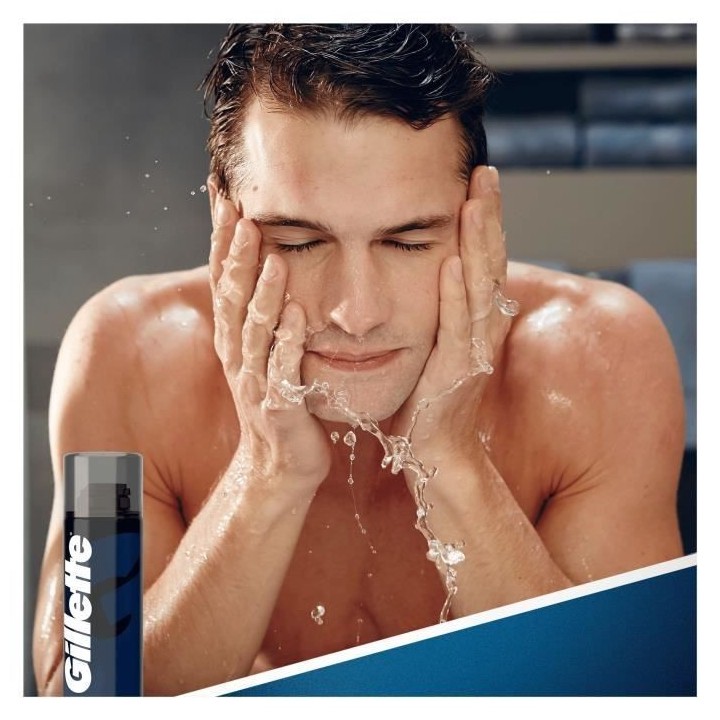 GILLETTE Gel a raser Peaux Normales pour homme - 200 ml