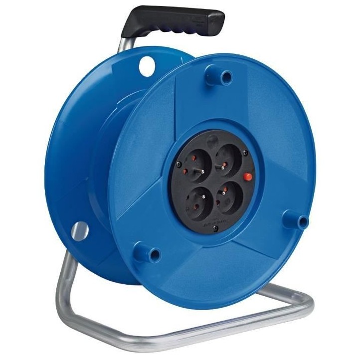 Brennenstuhl Enrouleur de câble Standard S avec 4 prises - livré san