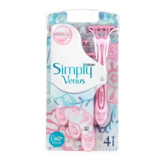 GILLETTE Rasoirs jetable Simply Venus x4