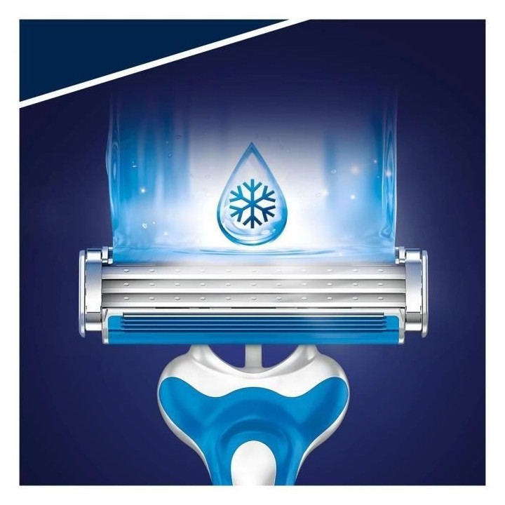 Gillette Sensor3 Cool Rasoir Jetable Pour Homme, X 6