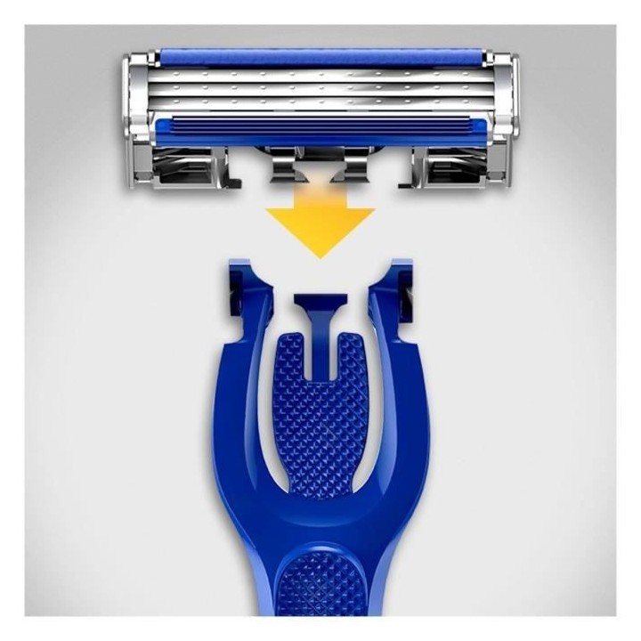 Gillette Blue3 Hybrid Manche De Rasoir + 9 Lames