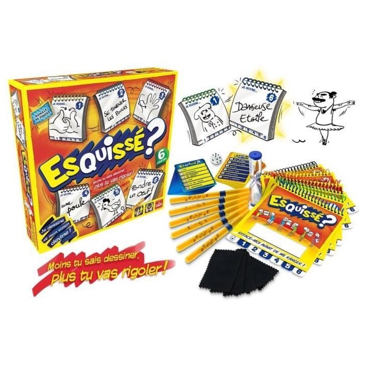 Goliath - Esquissé 6 joueurs - Jeu d'ambiance