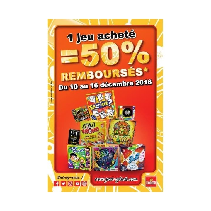 Goliath - Esquissé 6 joueurs - Jeu d'ambiance