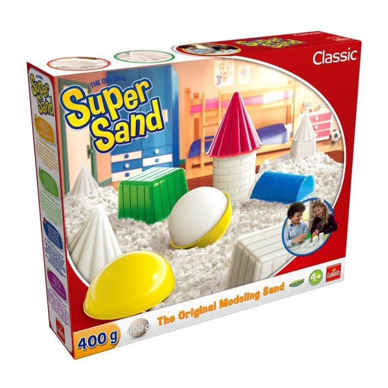 SUPER SAND Classic - Loisir créatif - Sable a modeler - GOLIATH