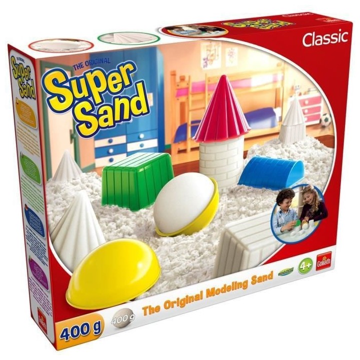 SUPER SAND Classic - Loisir créatif - Sable a modeler - GOLIATH