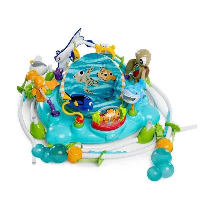 Trotteur Aire de jeux a Rebonds Finding Nemo - Bleu - Lumieres et mél