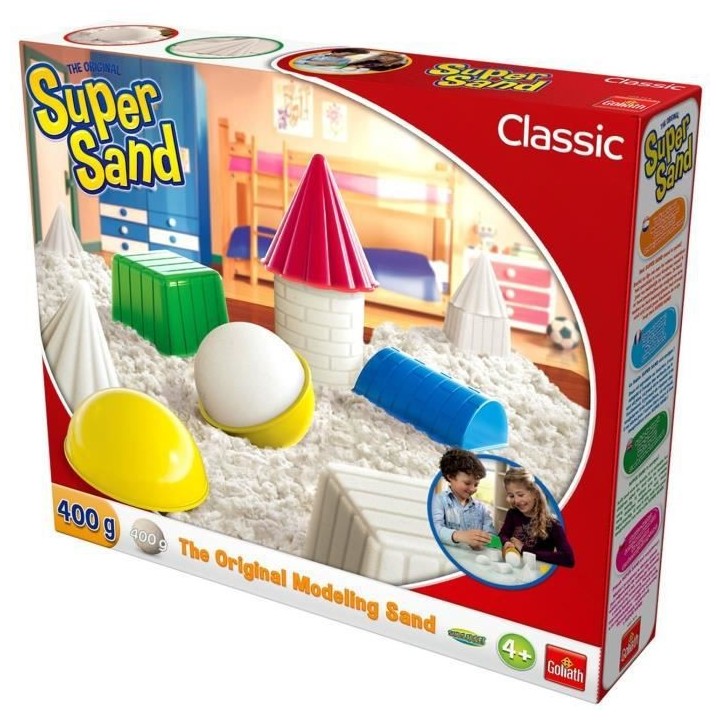 SUPER SAND Classic - Loisir créatif - Sable a modeler - GOLIATH