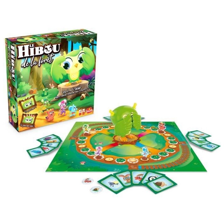 Le Hibou de la Foret - Jeu de carte - GOLIATH - 4 ans et plus