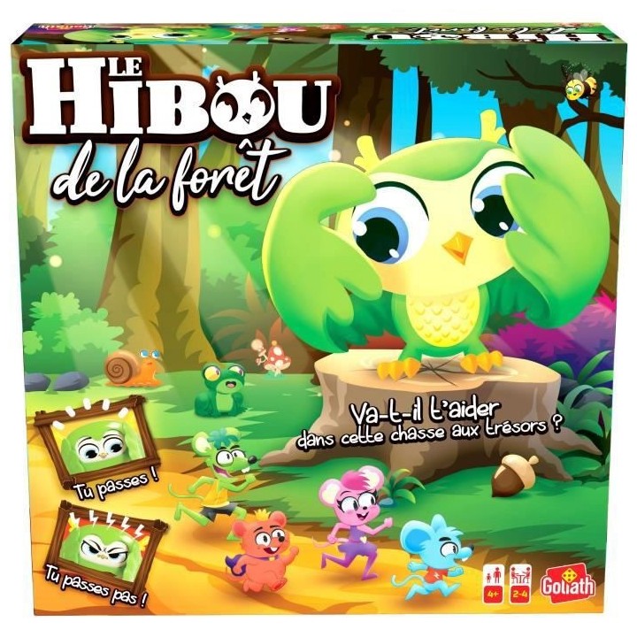 Le Hibou de la Foret - Jeu de carte - GOLIATH - 4 ans et plus