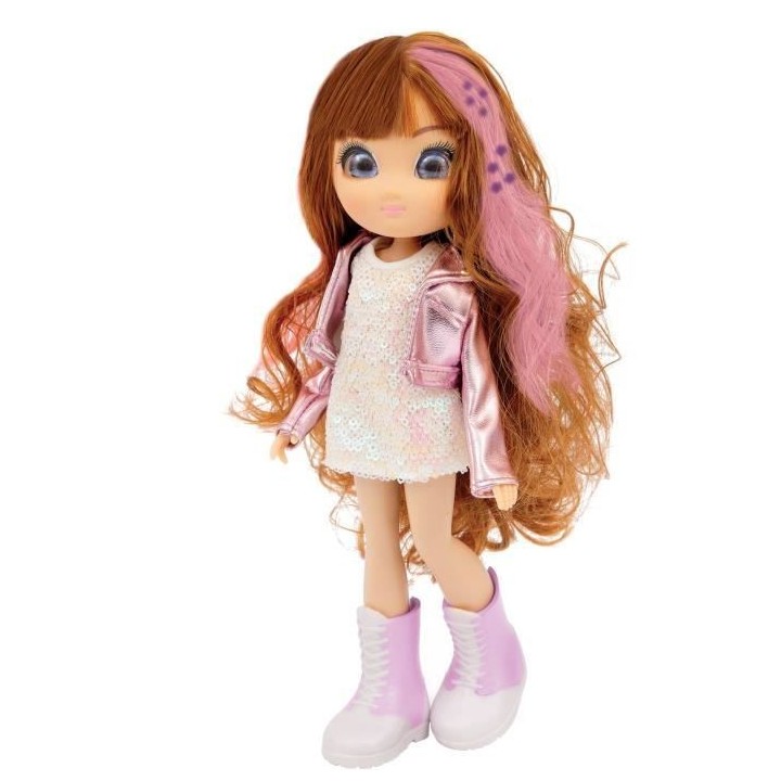 UNIQUE EYES, Poupée 25cm Sophia, regard qui te suit des yeux , avec c