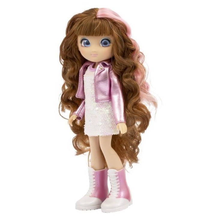 UNIQUE EYES, Poupée 25cm Sophia, regard qui te suit des yeux , avec c