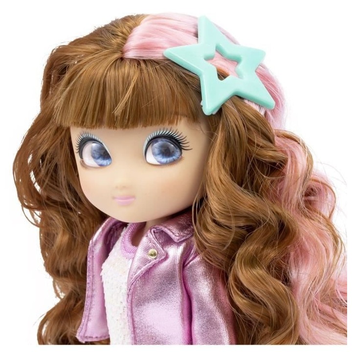 UNIQUE EYES, Poupée 25cm Sophia, regard qui te suit des yeux , avec c