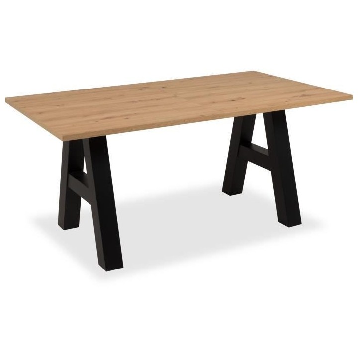 Table a manger GRANADA extensible - Style Industriel - 6/10 personnes