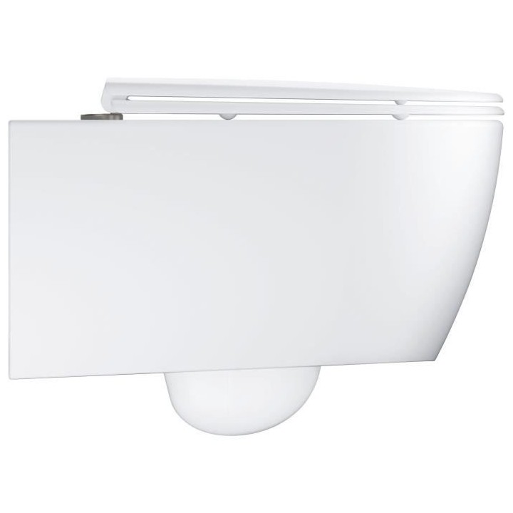 GROHE Cuvette WC suspendue, Essence Ceramic, sans rebord, traitement a