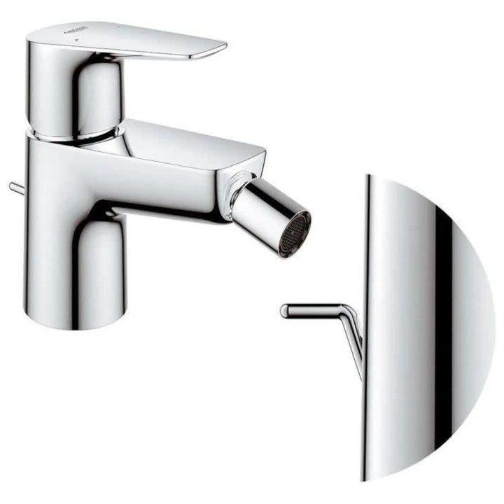 GROHE Mitigeur monocommande Bidet Start Edge, robinet avec tirette de