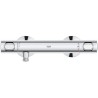 GROHE Mitigeur thermostatique douche Precision Flow, montage mural, protection anti-brûlure, raccord fileté 1/2, chromé,34840