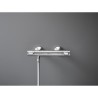 GROHE Mitigeur thermostatique douche Precision Flow, montage mural, protection anti-brûlure, raccord fileté 1/2, chromé,34840