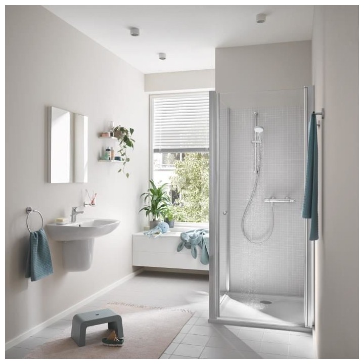 GROHE Mitigeur thermostatique douche Precision Flow, montage mural, pr