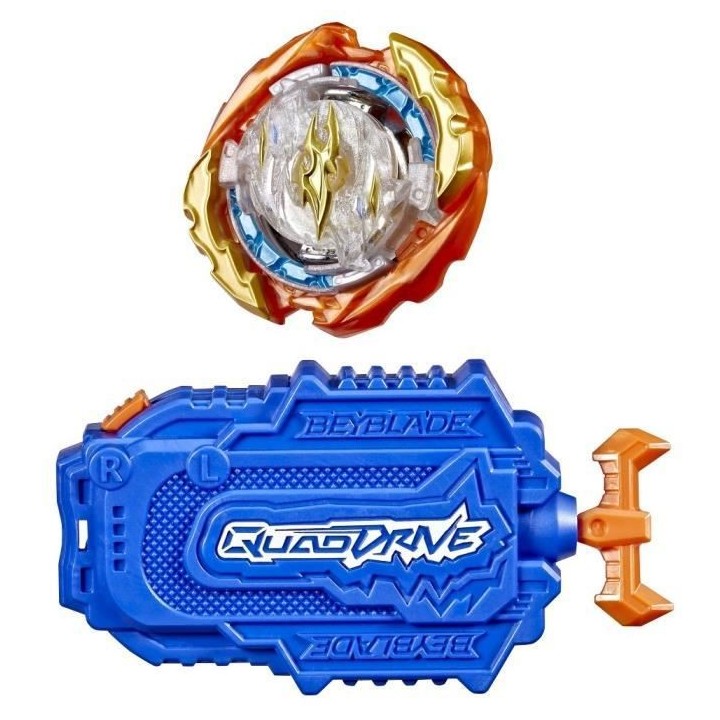 BEYBLADE - QuadDrive - Lanceur a corde Cyclone Fury et toupie
