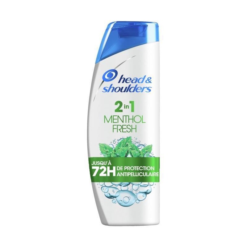 Head & Shoulders Shampoing et apres-shampoing Menthol Fresh 2 en 1 - 480 ml