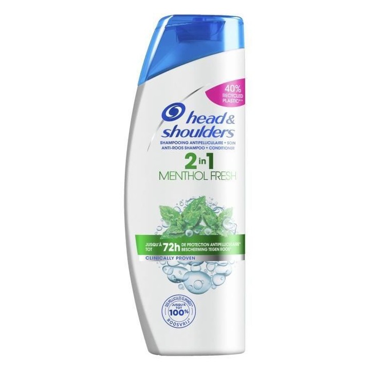 Head & Shoulders Shampoing et apres-shampoing Menthol Fresh 2 en 1 - 4