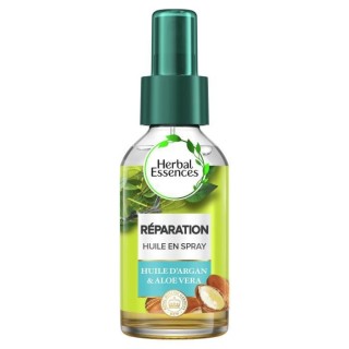 HERBAL ESSENCES Réparation Huile En Spray, Huile d'Argan et Aloe Vera